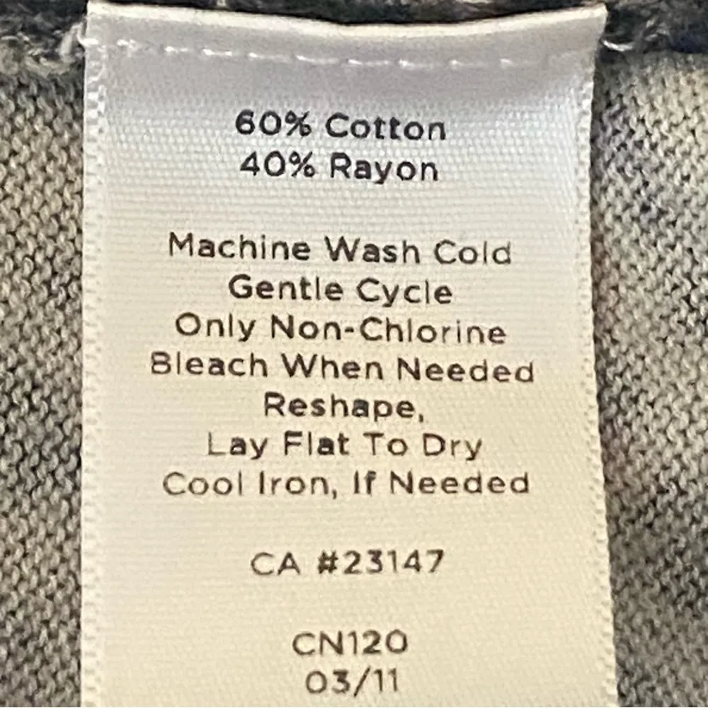 TALBOTS black and brown Cheetah Print lightweight cap sleeve sweater Medium EUC - Image 11