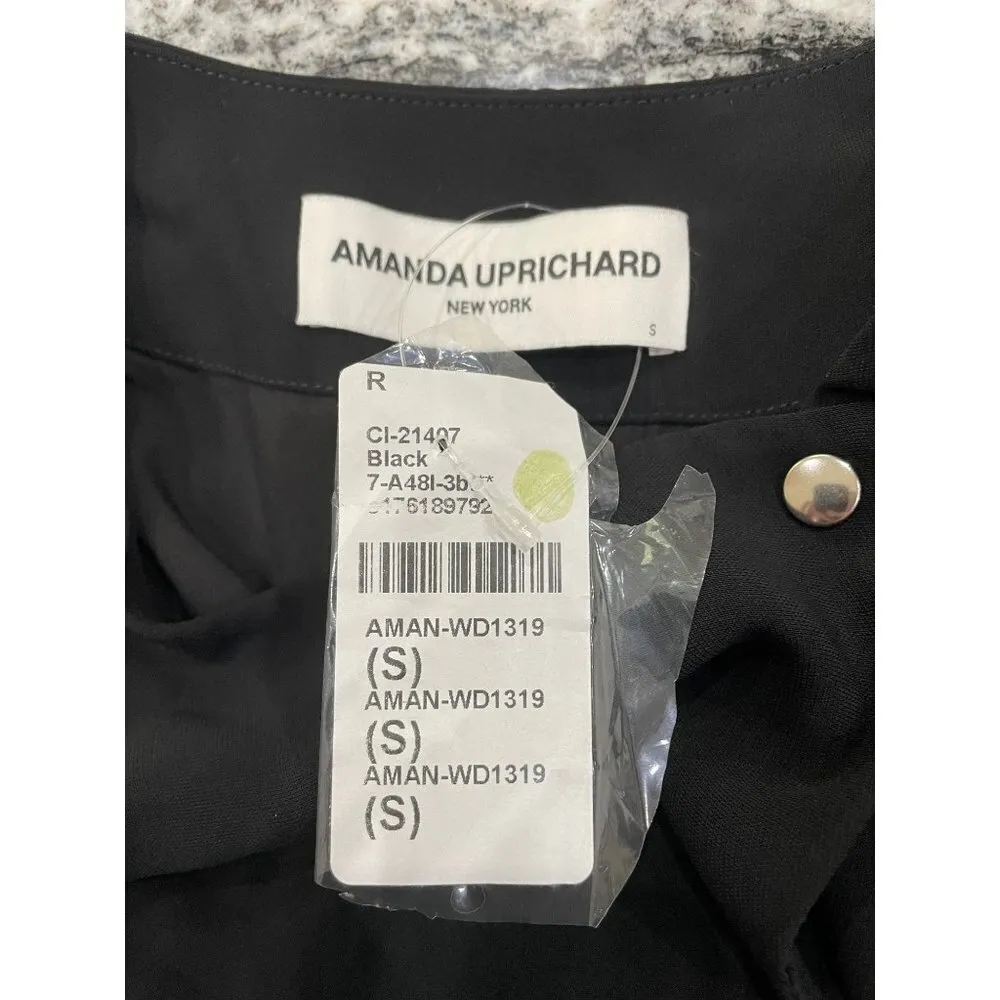 Amanda Uprichard Franconia Dress Black Womens Size Small - Image 12