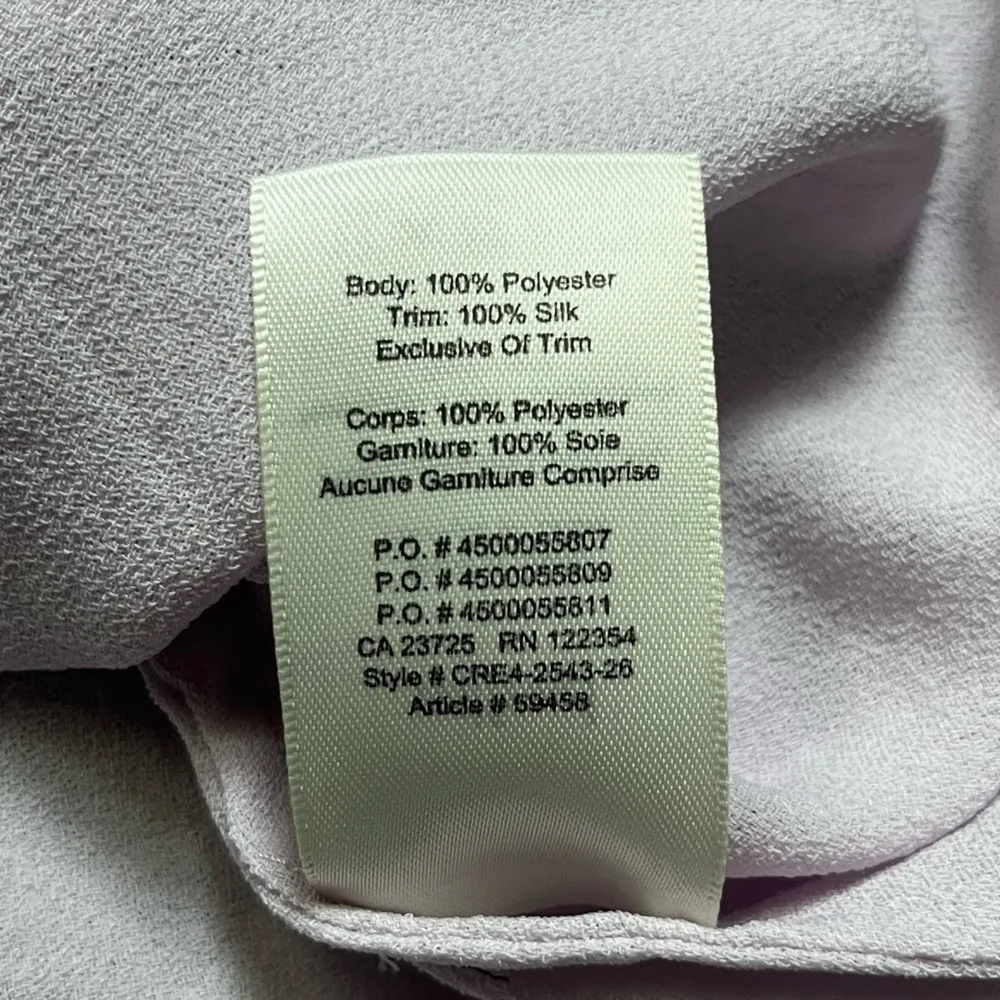 NEW Wilfred Aritzia Lavender Purple Surplice Summer Flowy Tank Top Size M - Image 6