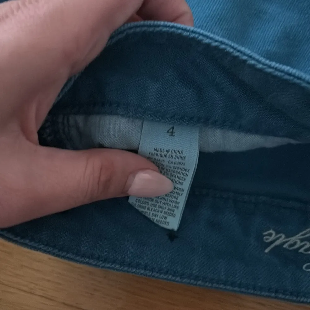 Blue Denim Women's Shorts - Image 2