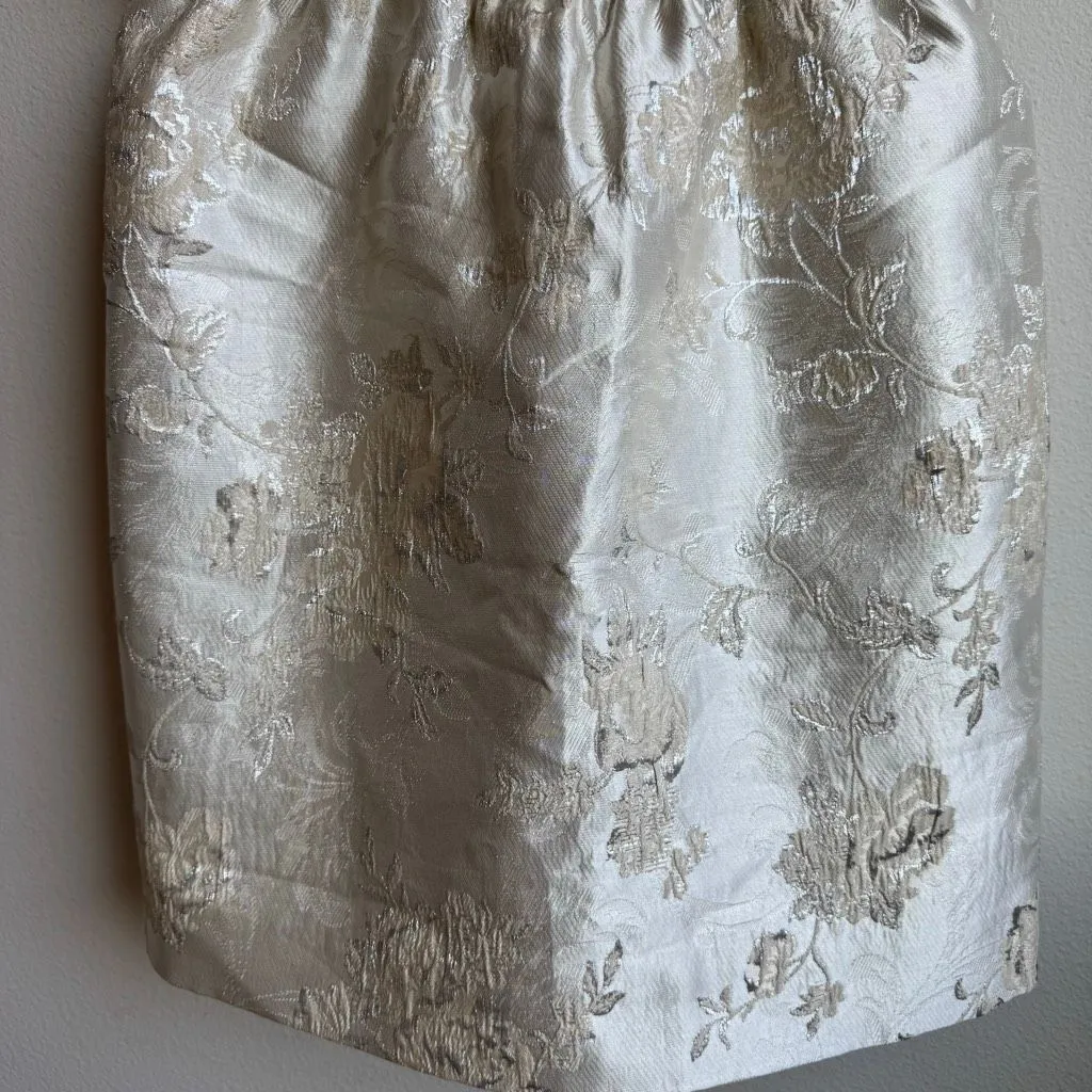 Alice + Olivia Beaded Pearl Sequin Tibi Bride Bachelorette Fiancé Dress Size 8 - Image 4