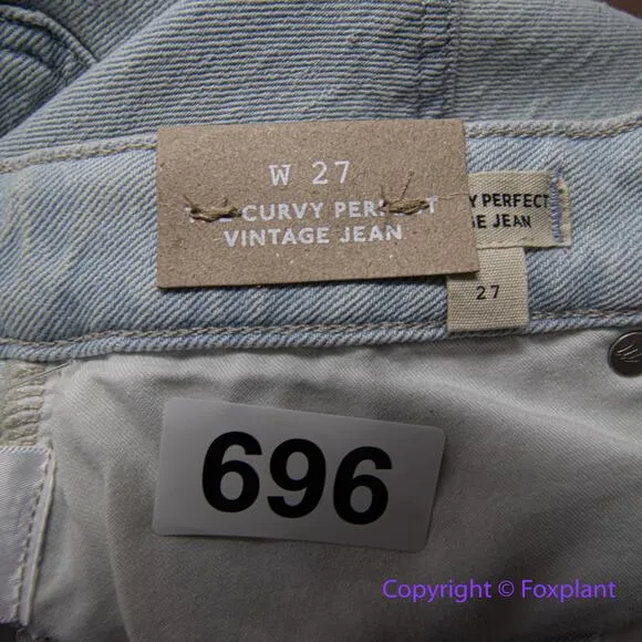 New! Madewell The Curvy Perfect Vintage Jean chesthunt‎ wash size 27 - Image 14
