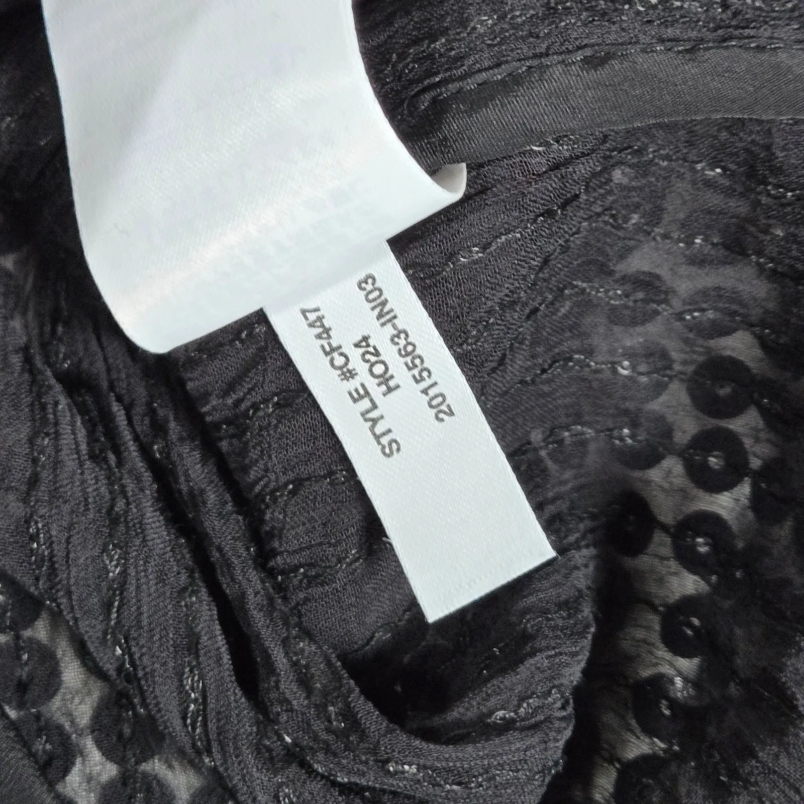 J. Crew Sequin mockneck‎ long sleeve top Black S NWT - Image 7