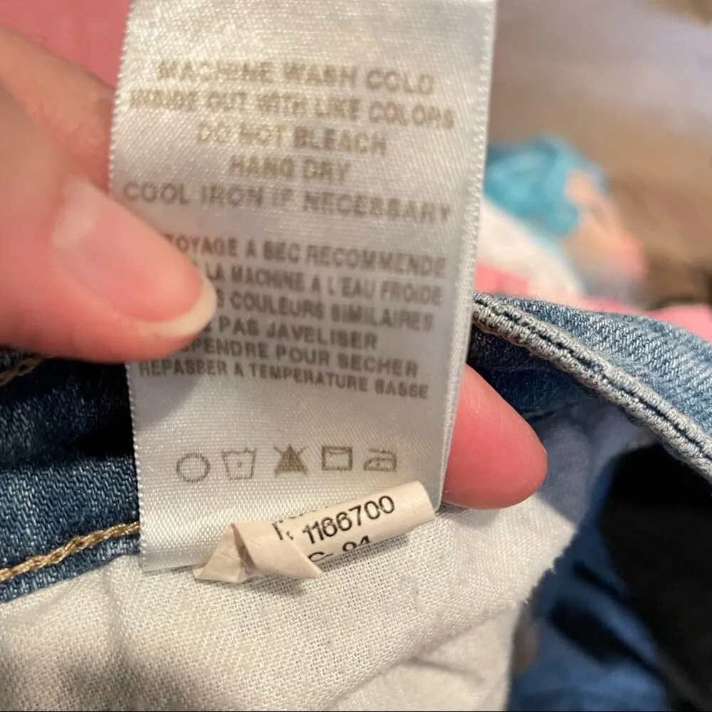 Joes Jeans distressed MCKAYLA cut off shorts Womens 25 Blue Denim Beachy Casual - Image 7