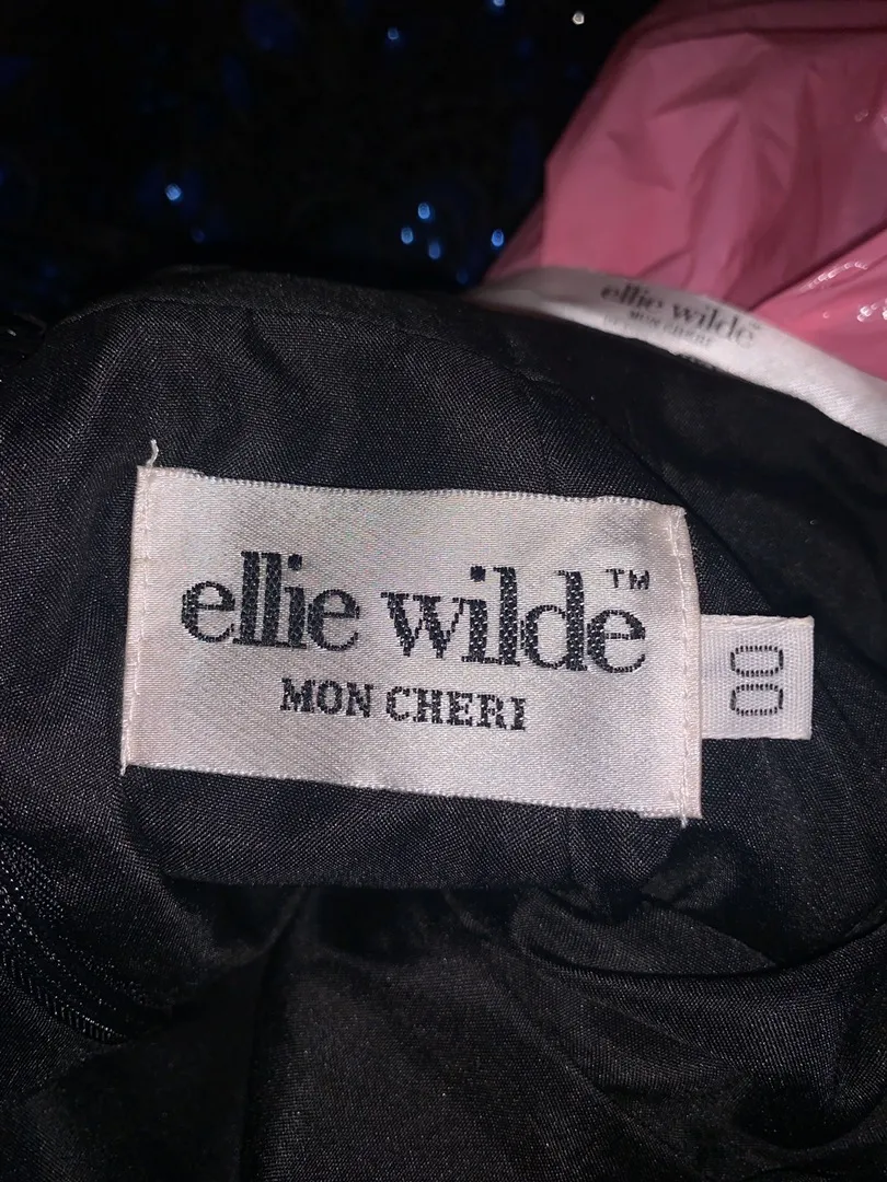 Navy Two Piece Prom Dress - Image 4