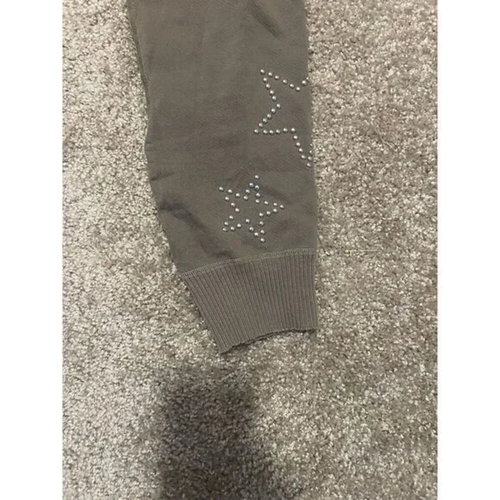 Monrow star studded‎ jogger general green small - Image 5