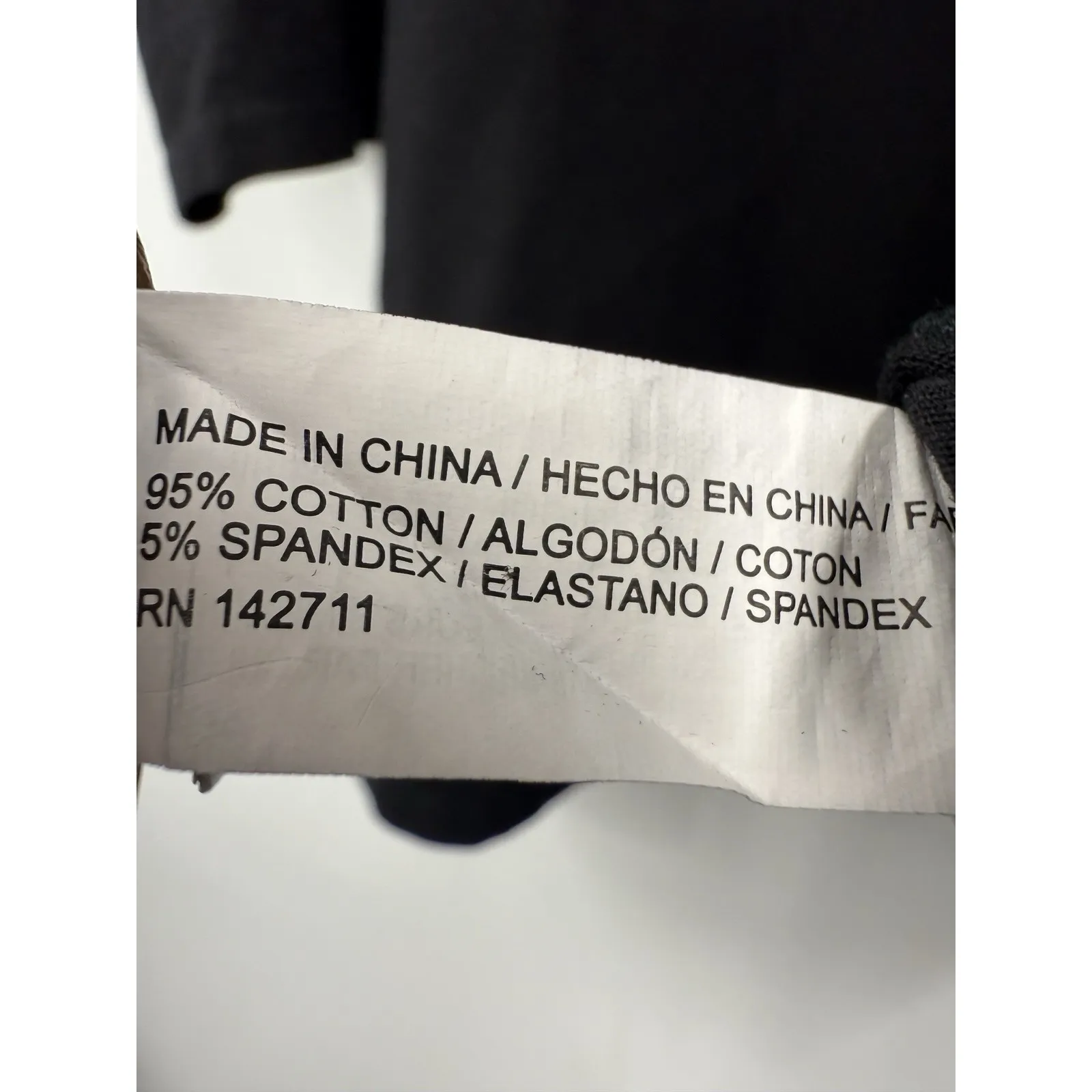 ELOQUII Black Puff Sleeve 3/4 Sleeve Crew Neck Top Shirt‎ Plus Size 18 20 - Image 4