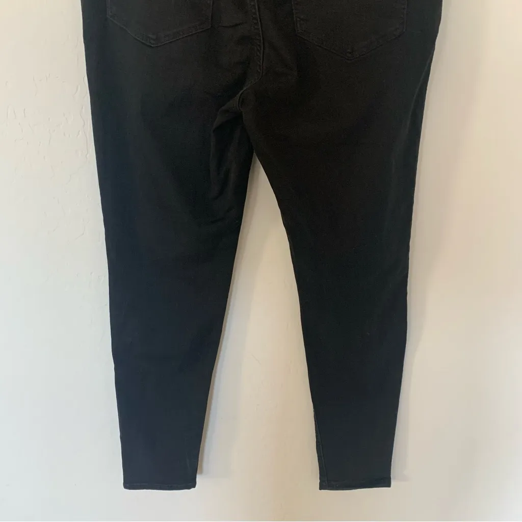 Madewell Roadtripper Skinny High Rise Black Wash Jeans Size 32 - Image 9