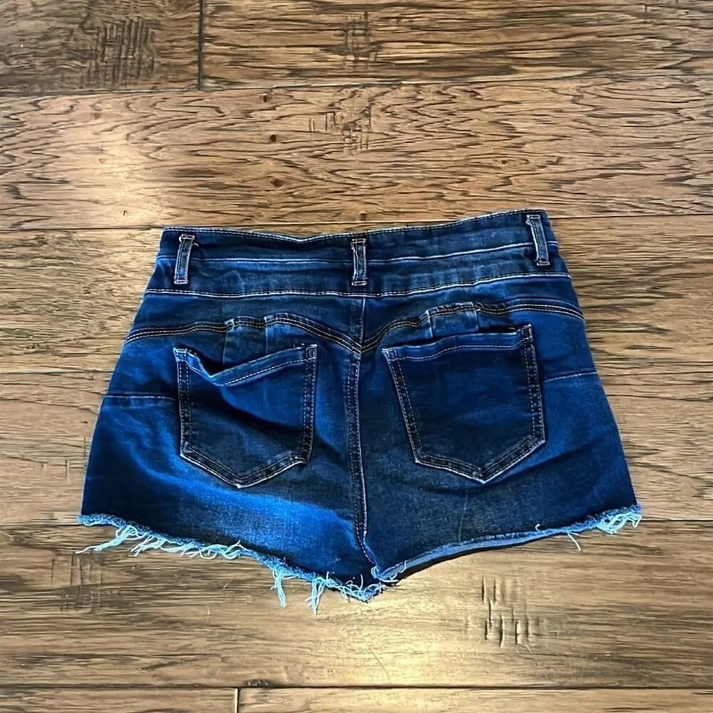 Wax Jean 2” Inseam High Rise Shorts Size S - Image 2