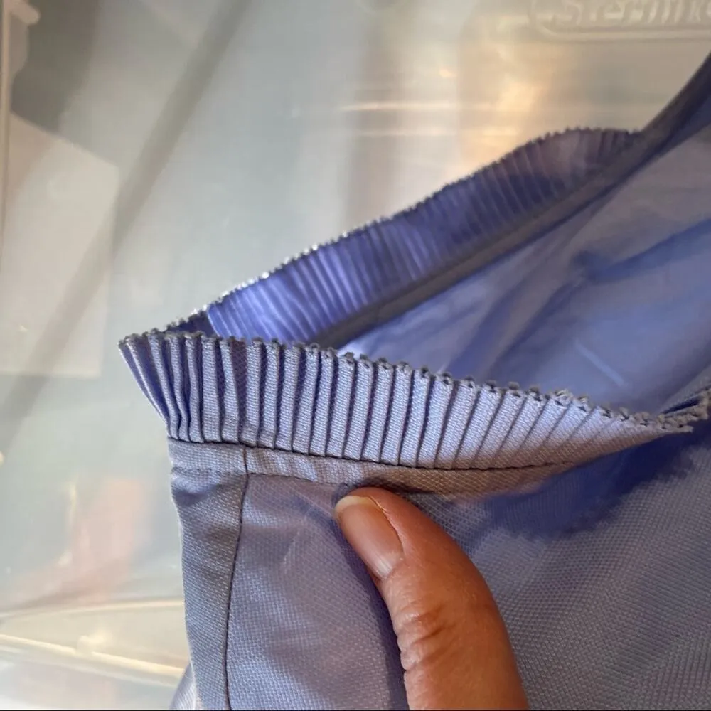 J Crew Blue Sleeveless Ruffled Blouse Cotton Womens 2 Preppy Classic Career - Image 7