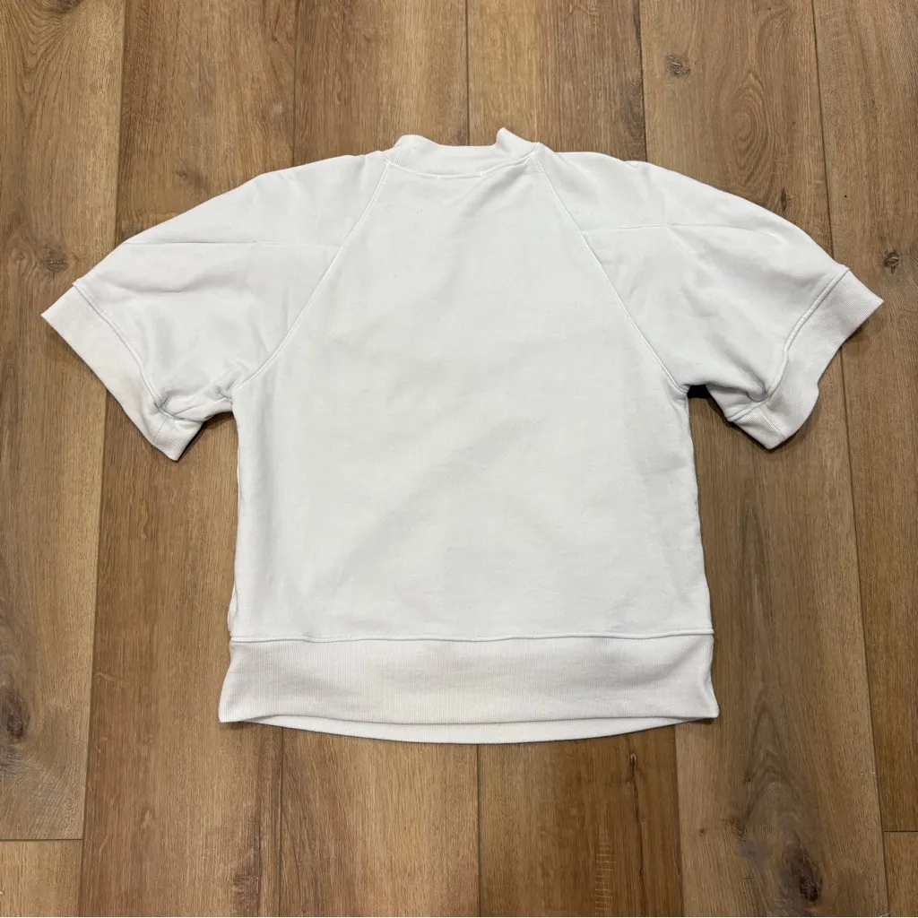 🌟AGOLDE🌟 ROUND BOX SHORT SLEEVE SWEATSHIRT BLUE SZ S - Image 10