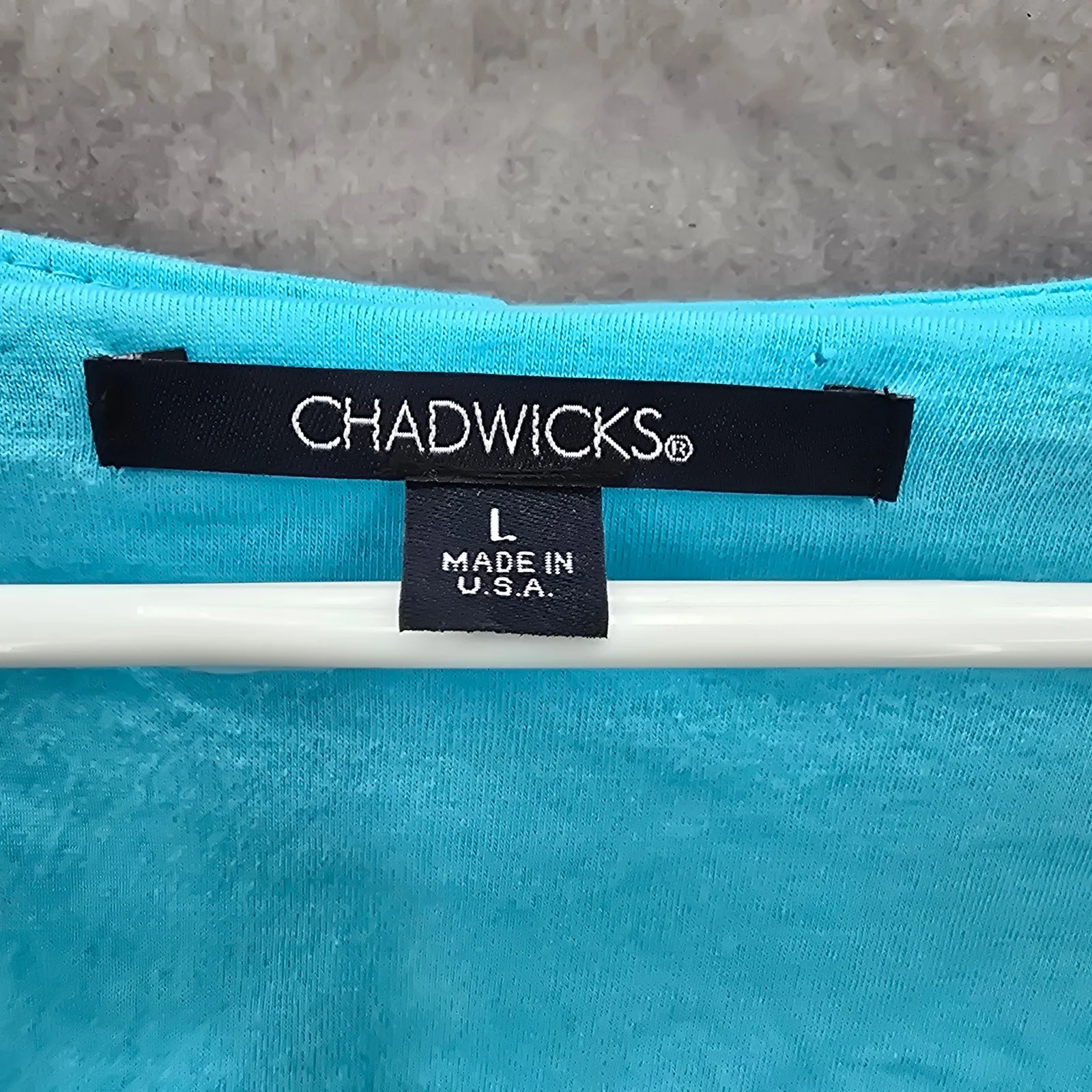 Chadwicks Blue Sleeveless Pleat‎ Flare Midi Long Boho Cotton Dress Large - Image 7