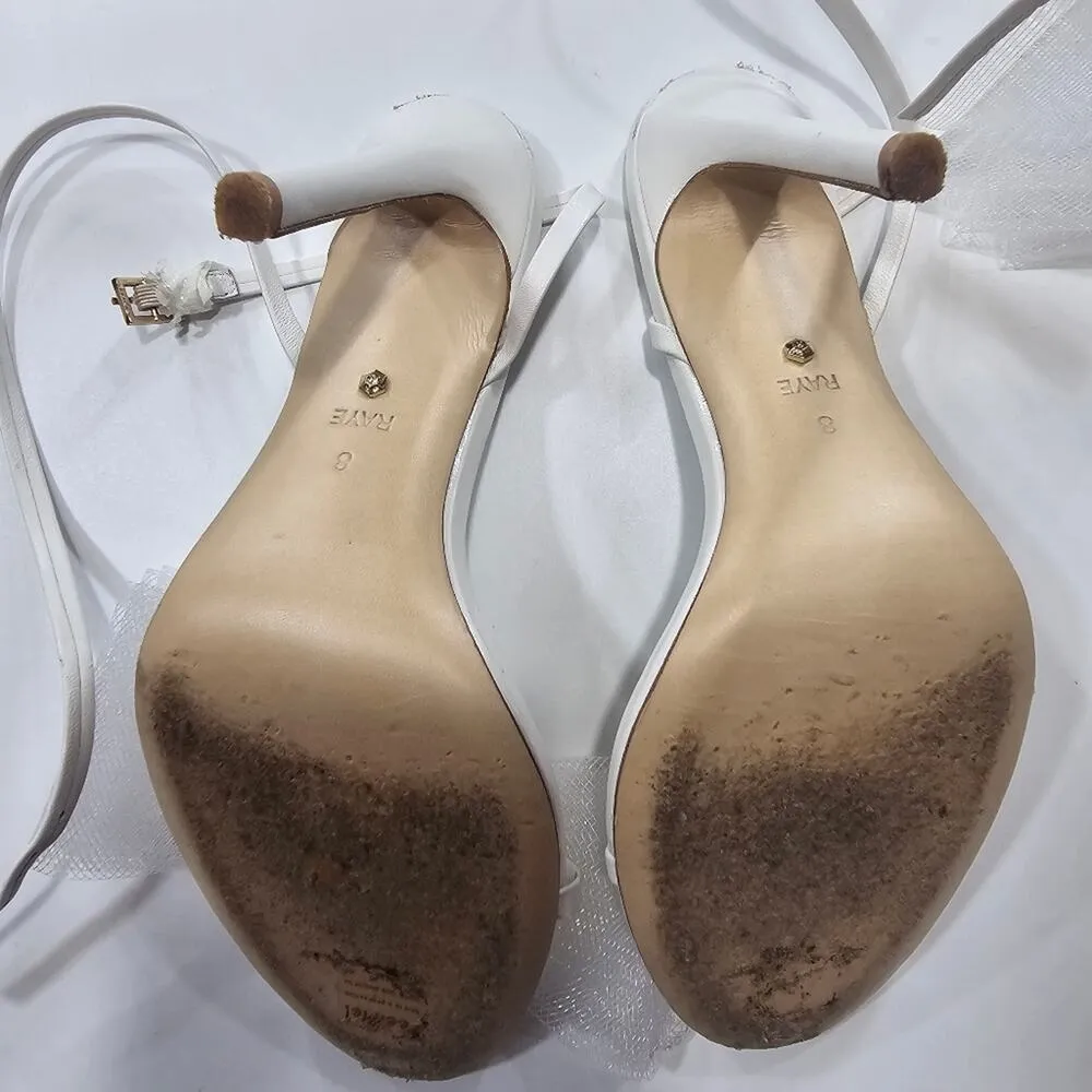 RAYE Bubbly Heel in Ivory Size 8 - Image 6
