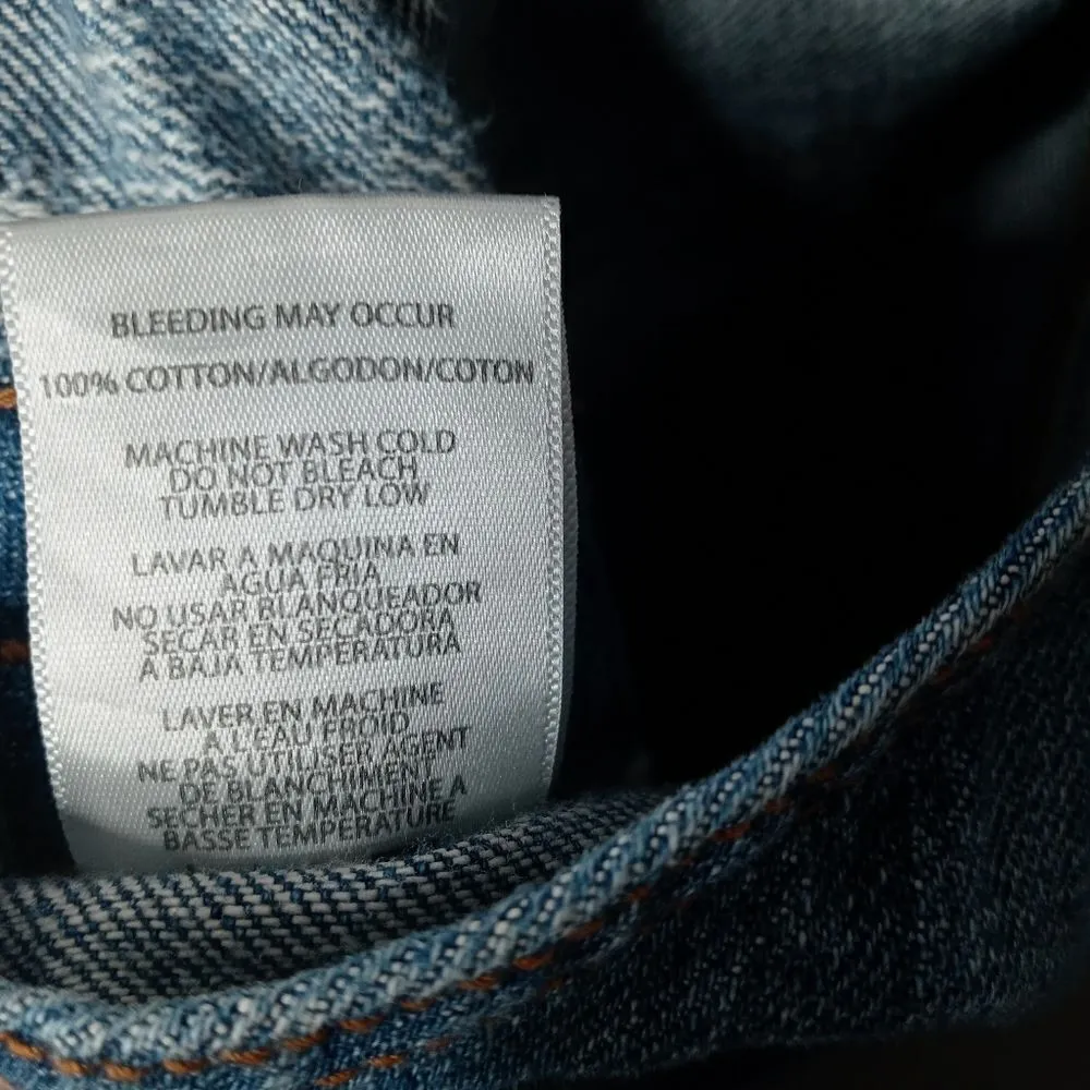 Hidden jean overalls size small Blue - Image 5