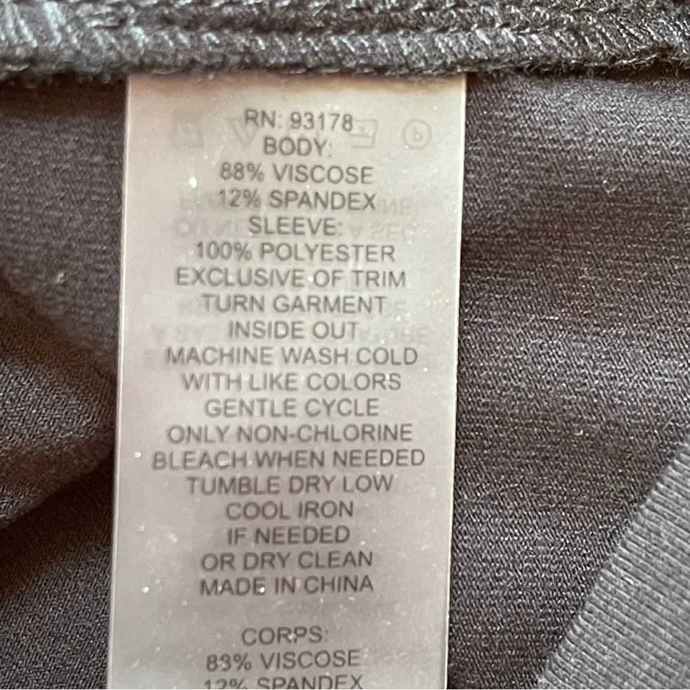 ELIE TAHARI Sequin Puff Sleeve T-Shirt Blouse Black Sz L - Image 7