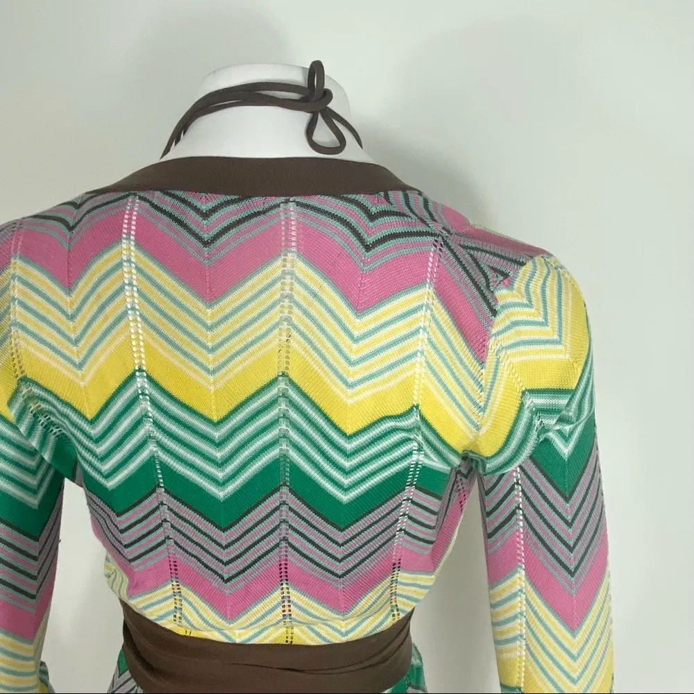 BCBGMAXAZRIA Y2K CHEVRON 2PC SET - Image 7