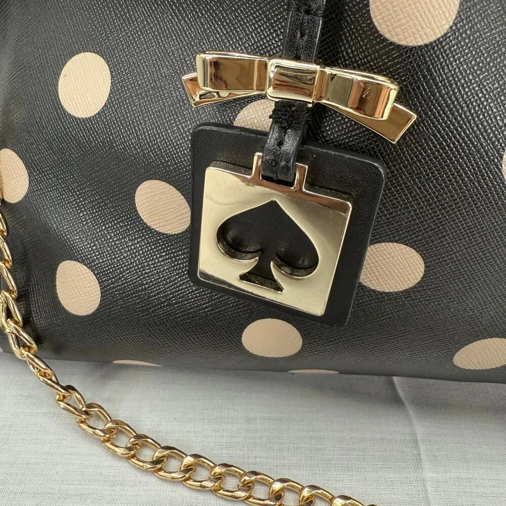 Kate Spade Rachelle Wellesley Polka Dot Satchel Crossbody - Image 9