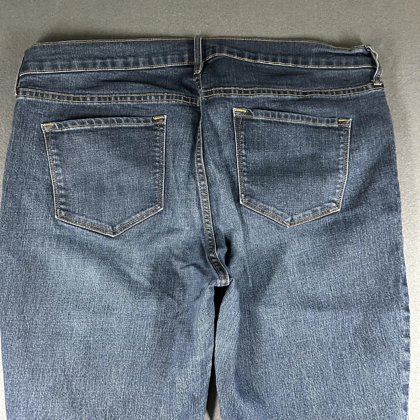 Old Navy Original Jeans Womens 16 Blue Mid Rise Straight Stretch Denim Pants - Image 13