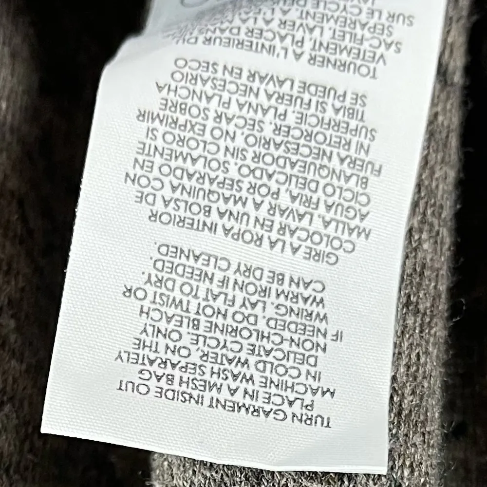 Cabi Medium Sweater Top Mushroom Tan Long Sleeve T Shirt Bateau Gray Oversized - Image 5