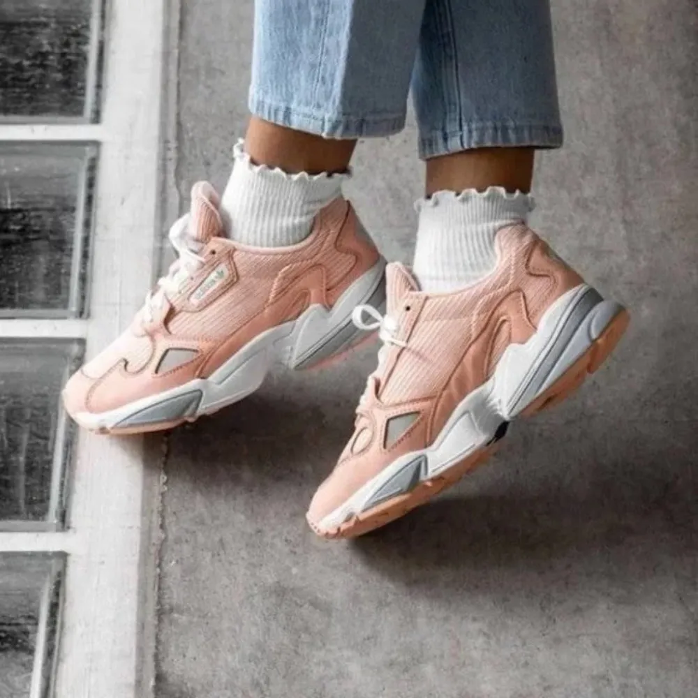 ADIDAS Corduroy Falcon Sneakers in Glow Pink - Image 2