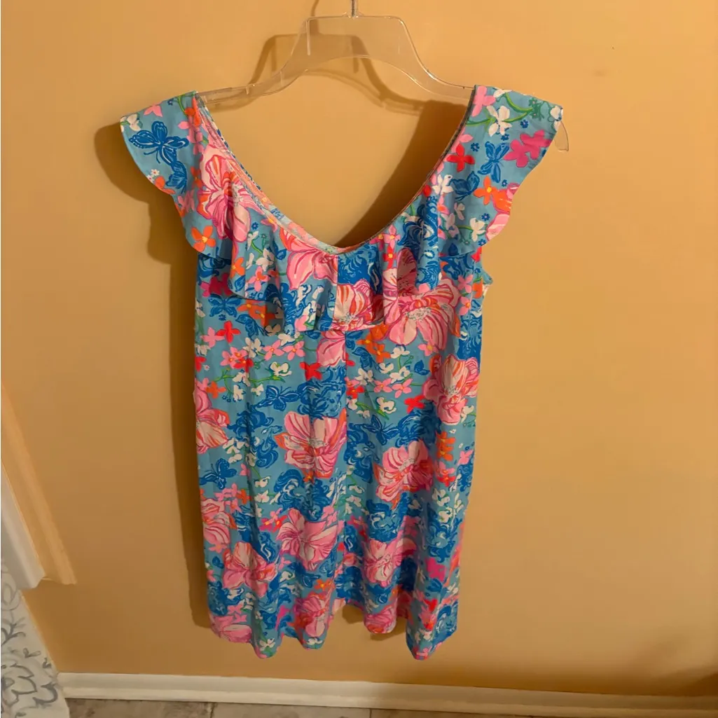 NWT Lilly Pulitzer Alessa Dress in Luscious Lions Surf Blue - Image 7