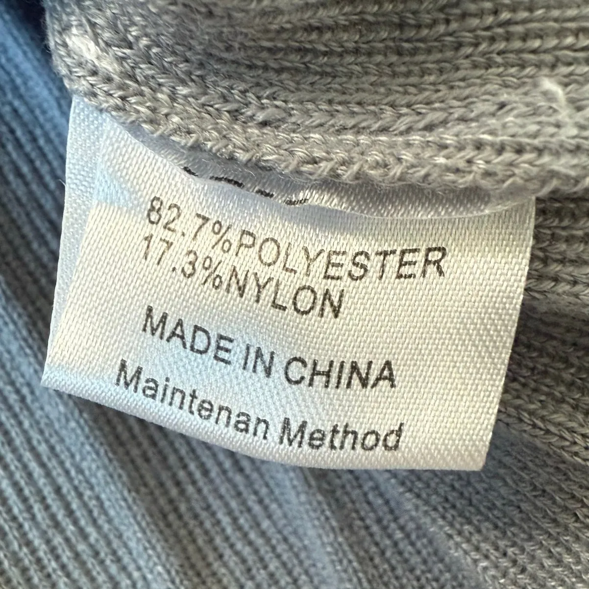 Merokeety Sleeveless Knit Tank Top V-Neck Blouse Size Small Grey/Blue NWOT - Image 4