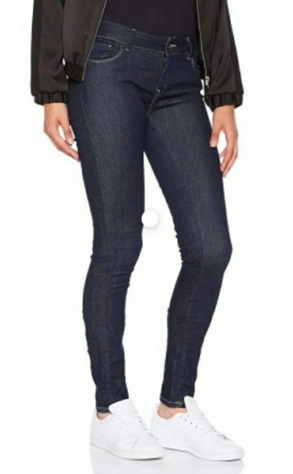 Bullhead extreme low cut skinny juniors jeans dark fabric Size 5 - Image 2