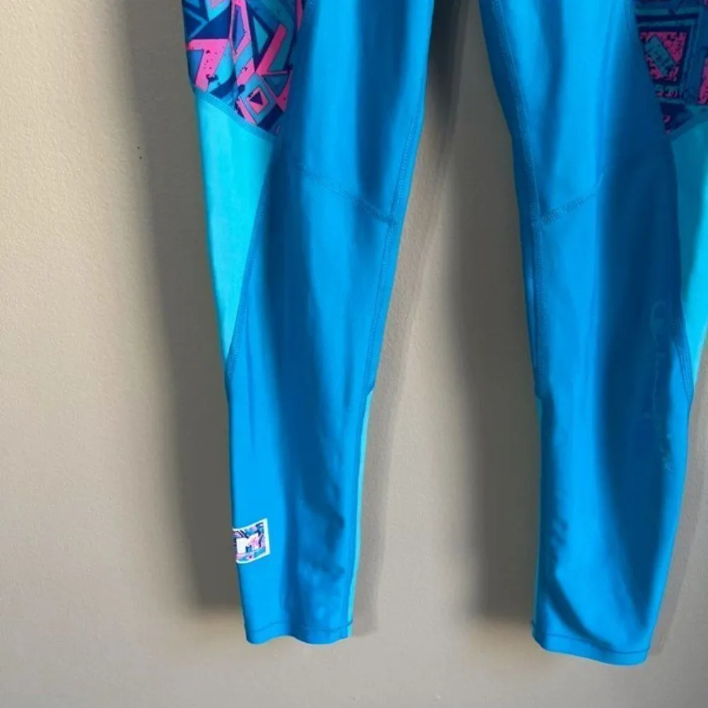 Champion medium retro mtv blue leggings - Image 6