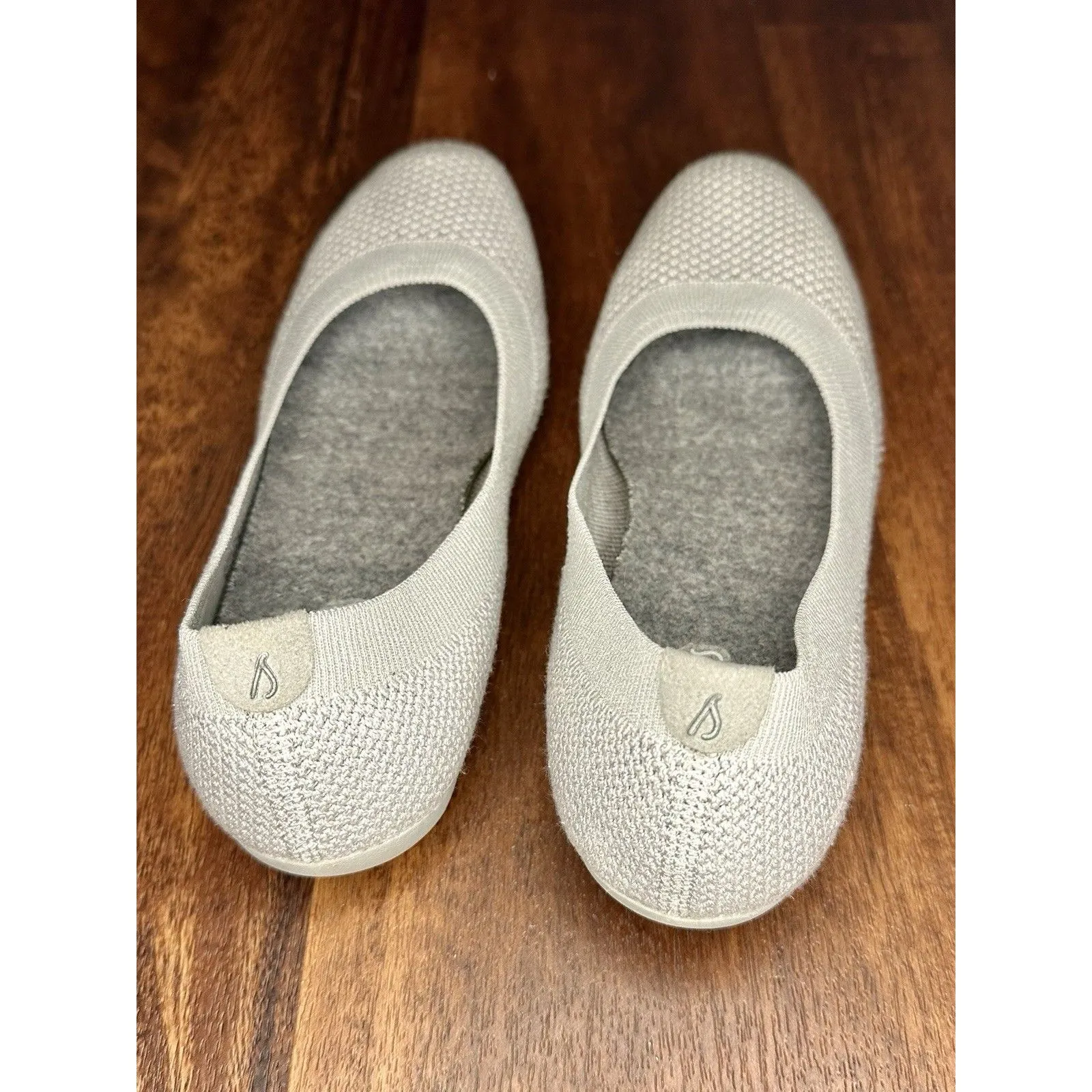 Allbirds "Tree Breezers" Knit Round Toe Ballet Flats Gray Size 6.5 EUC!! - Image 4