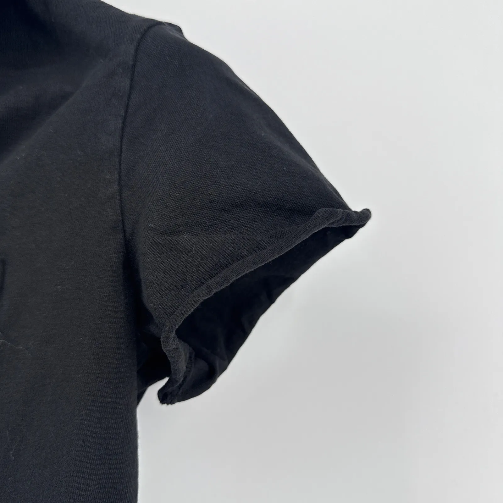 Frank & Eileen Charlotte Perfect Polo Black Cotton Short Sleeve Pocket Tee XS - Image 6