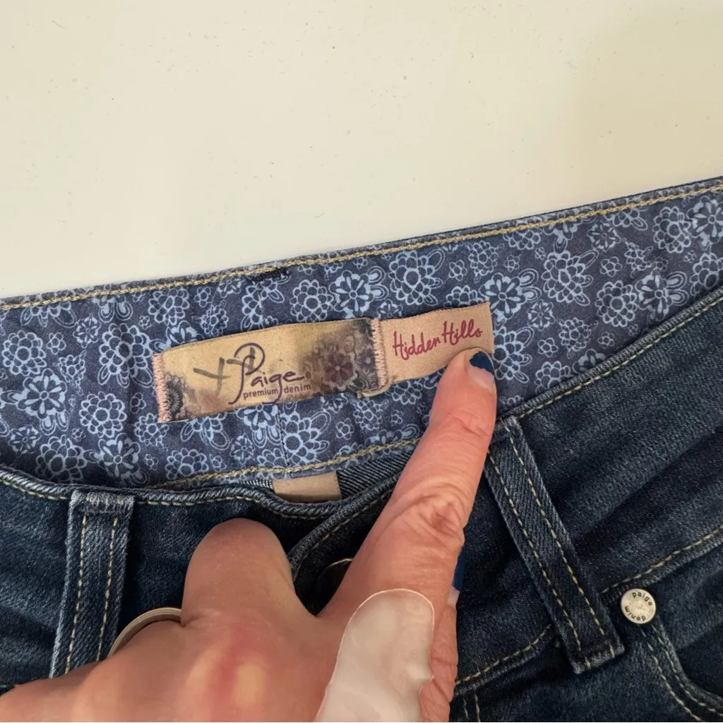 Paige Hidden Hills Jeans in Dusk Size 27 - Image 2