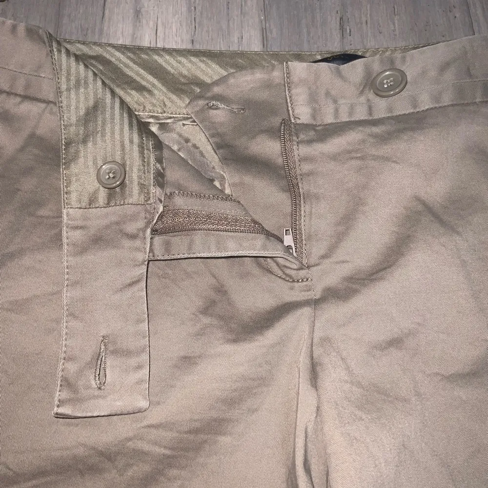 Vintage OutBack Red Cocoa Tan Cotton Blend Flat Front Cuffed Casual Shorts Sz 10 - Image 4