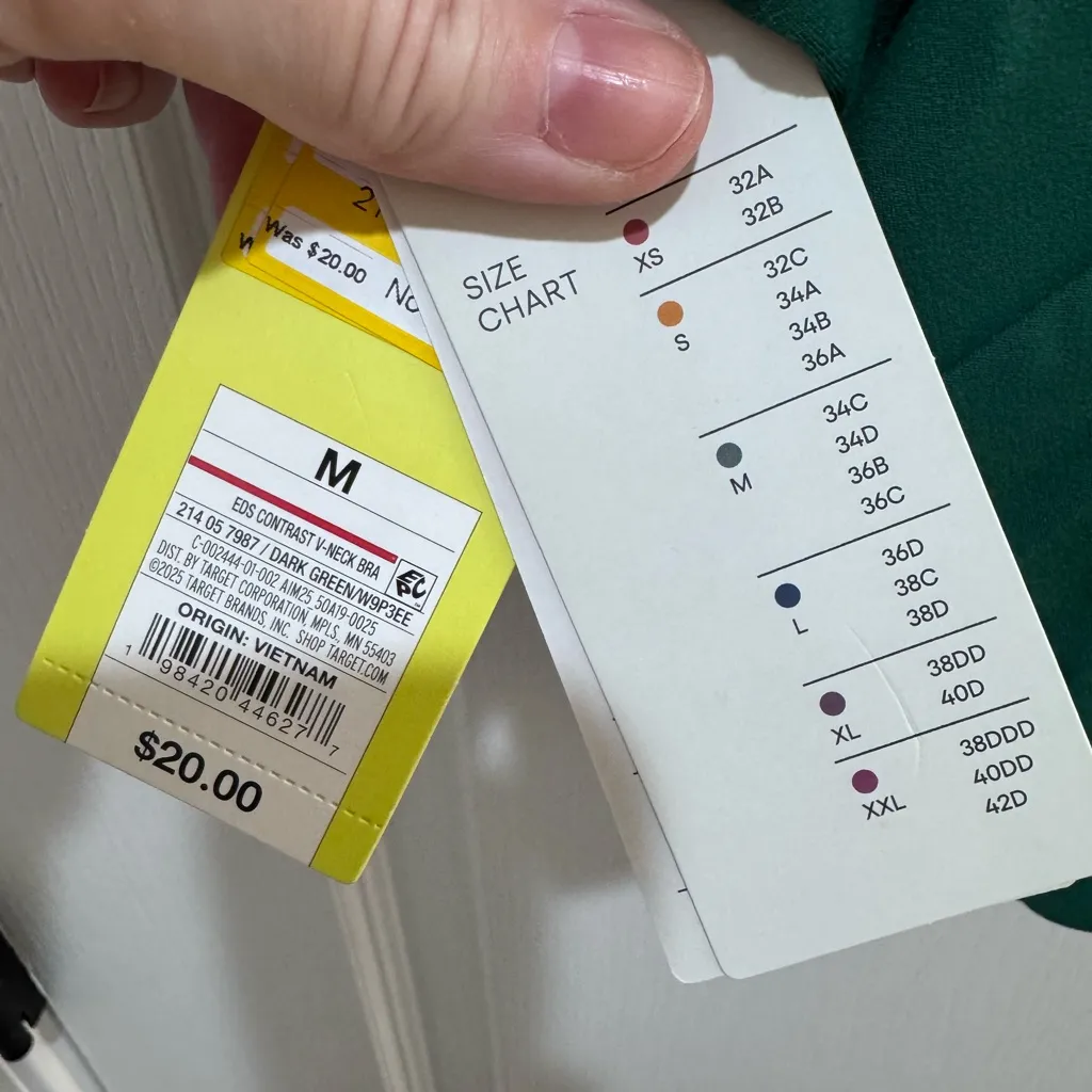 All in Motion cropped tank- size medium - Image 3