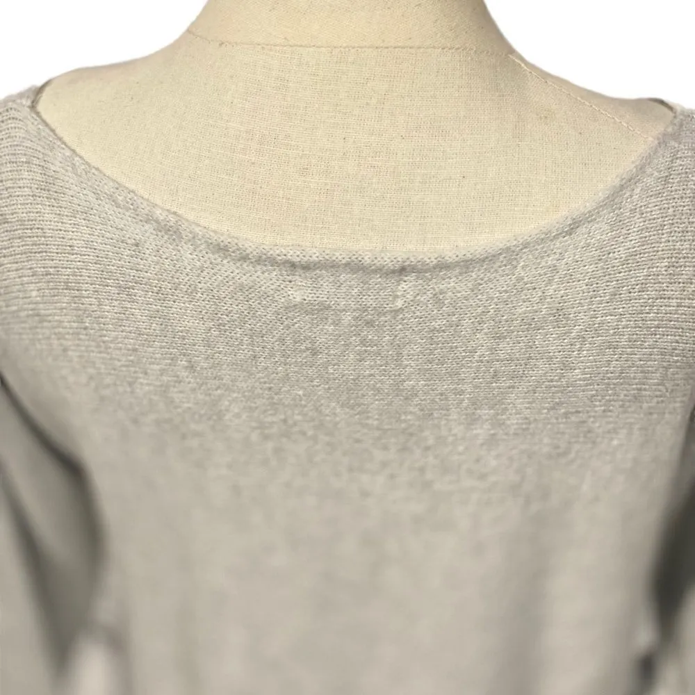 Old Navy Lightweight Grey Boat Neck Sweater - Image 3