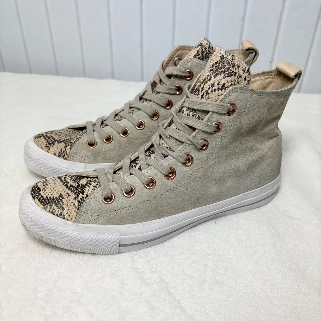 Converse Chuck Taylor All Star Loop Hi Top Papyrus Ivory Snake Size 9 - Image 4