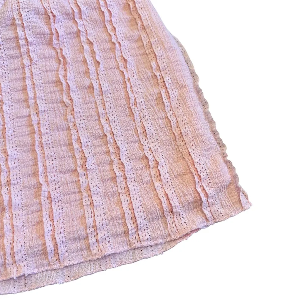 Papermoon Baby Pink Two Piece Set Crop Top Skirt Ruffle Bow Outfit Size Small - Image 12