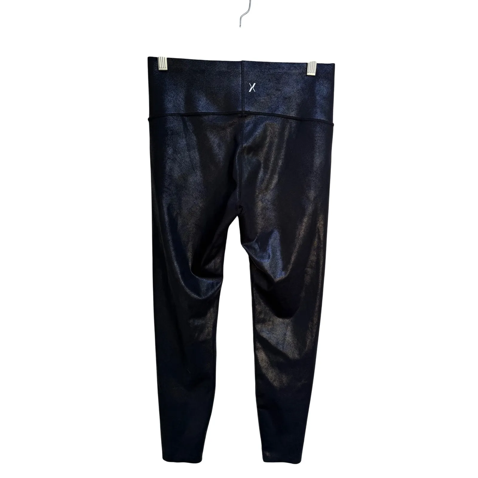 Knix Womens Black Shimmer Sparkly Leggings Size‎ Medium - Image 2