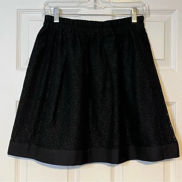 Lace Overlay Reversible Skirt - Image 2