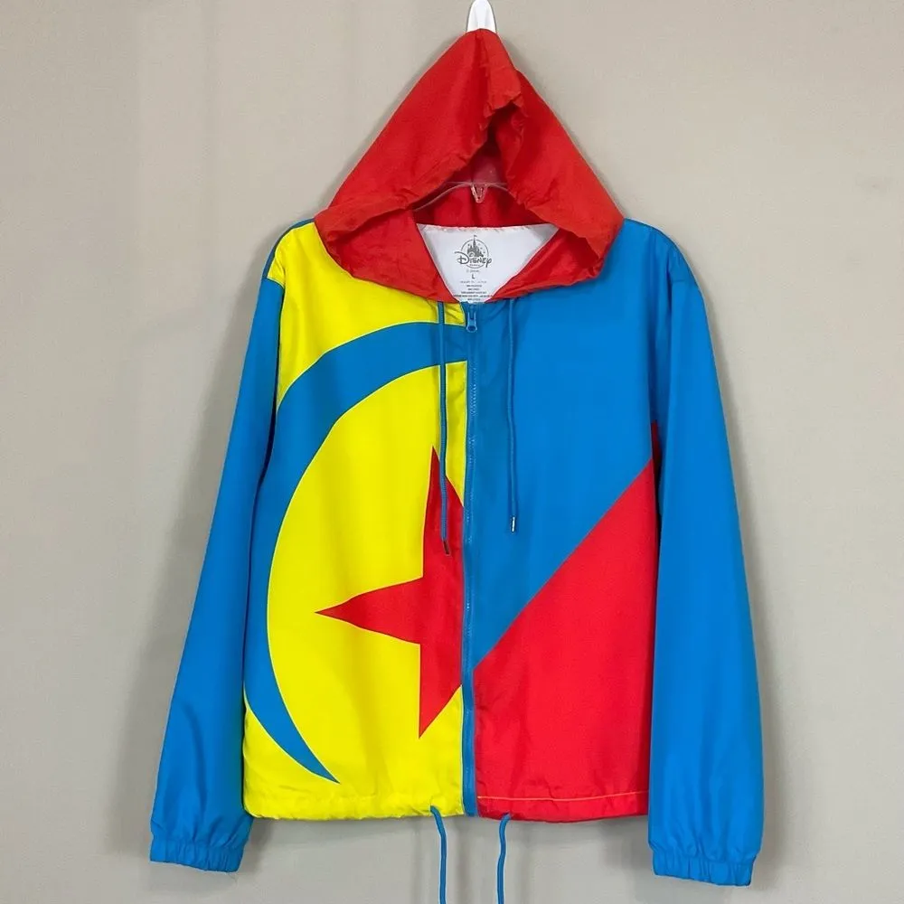 Pixar Luxo Ball Windbreaker Jacket Disney Parks New Luxo Jr Hooded Lightweight - Image 2