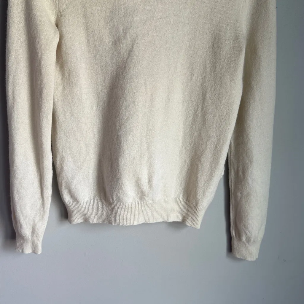 Sézane Andreas Jumper in ecru wool and cashmere XS - Image 12