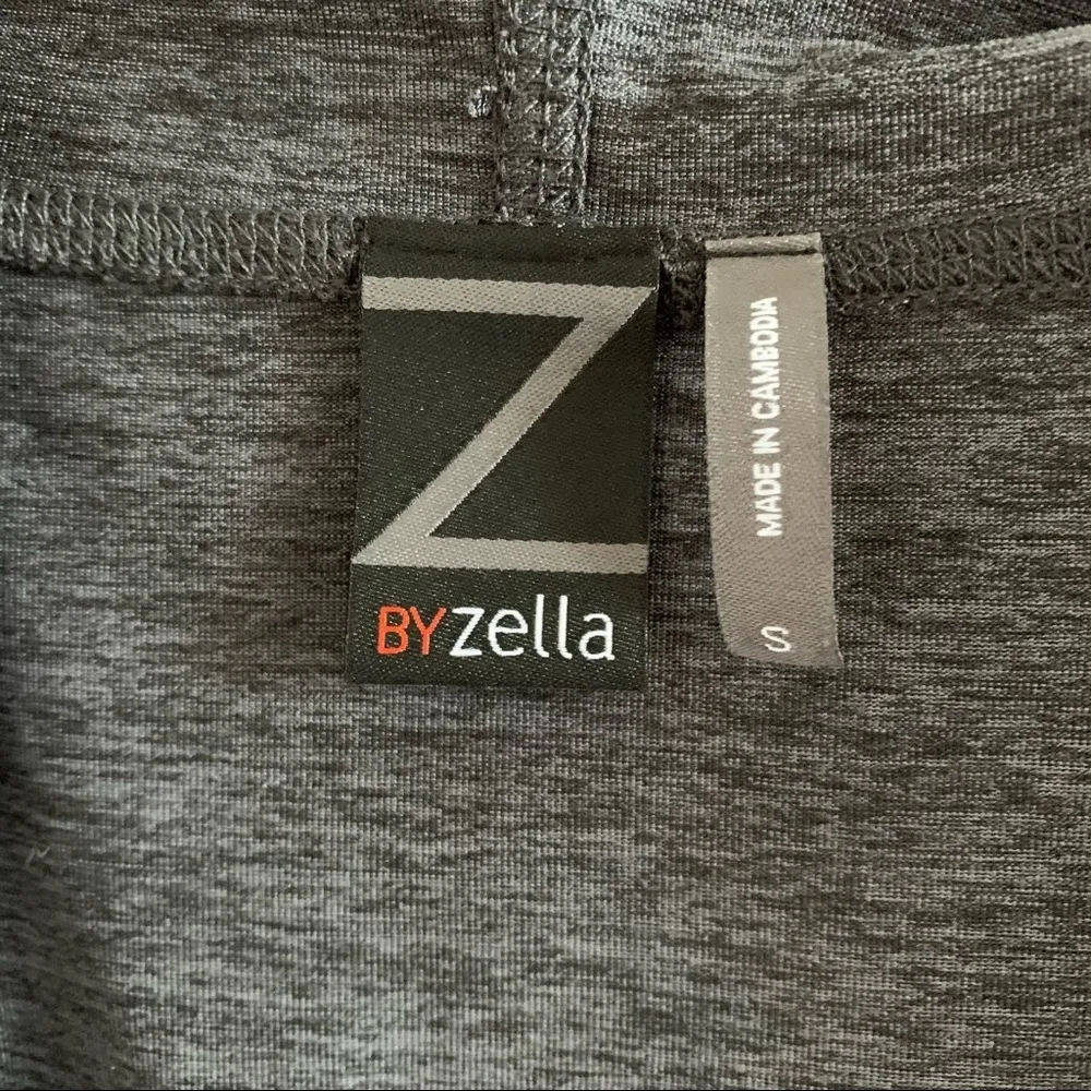 Z by Zella Gray Hooded Long Sleeve Active Athleisure Top Lightweight Small - Image 3