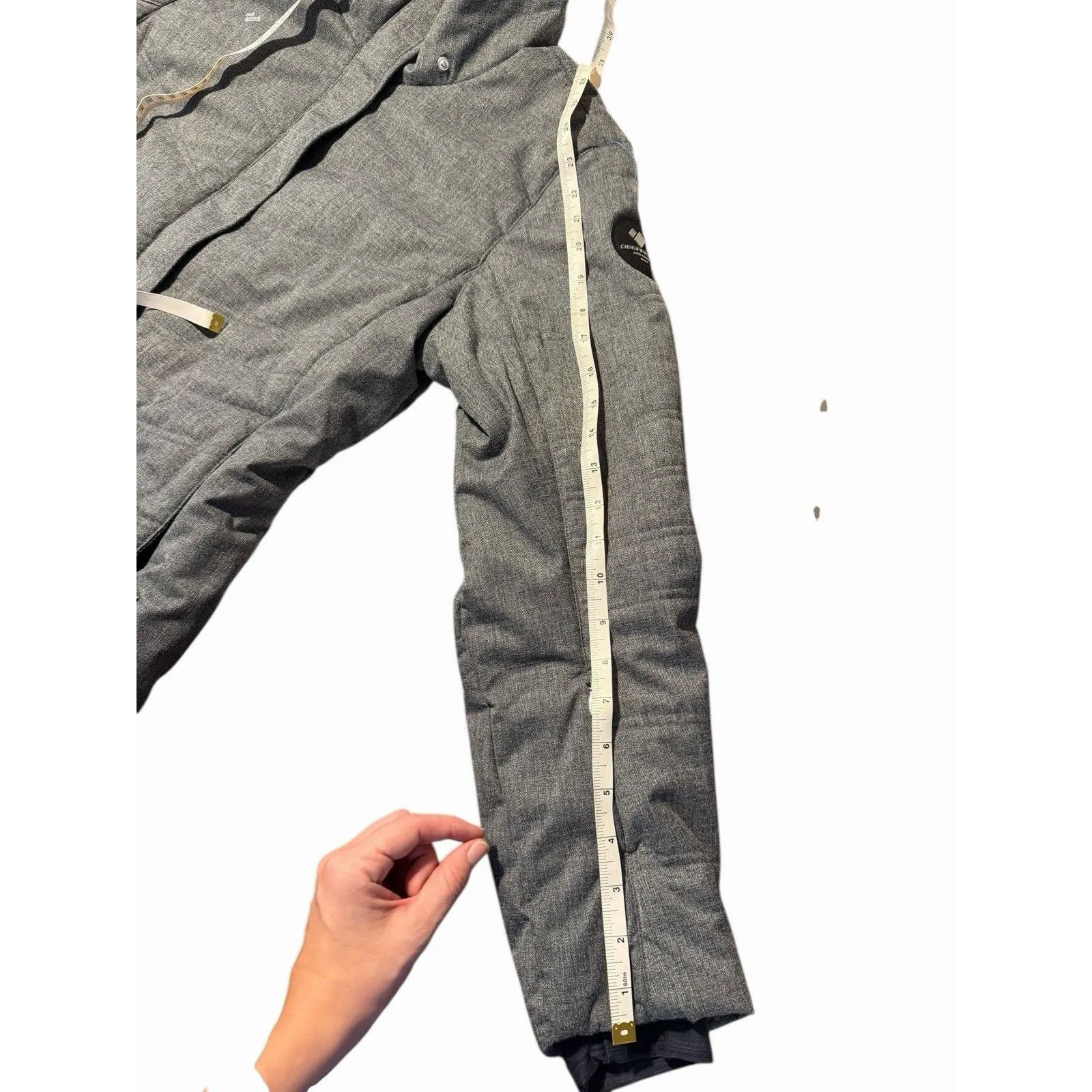 Obermeyer Tuscany II Insulated Jacket Size 10 Petite Color Charcoal - Image 10