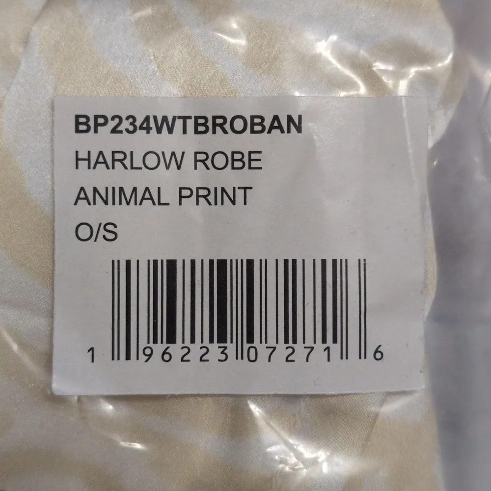 Show Me Your Mumu x Curateur The Harlow Robe Animal Print O/S New - Image 5