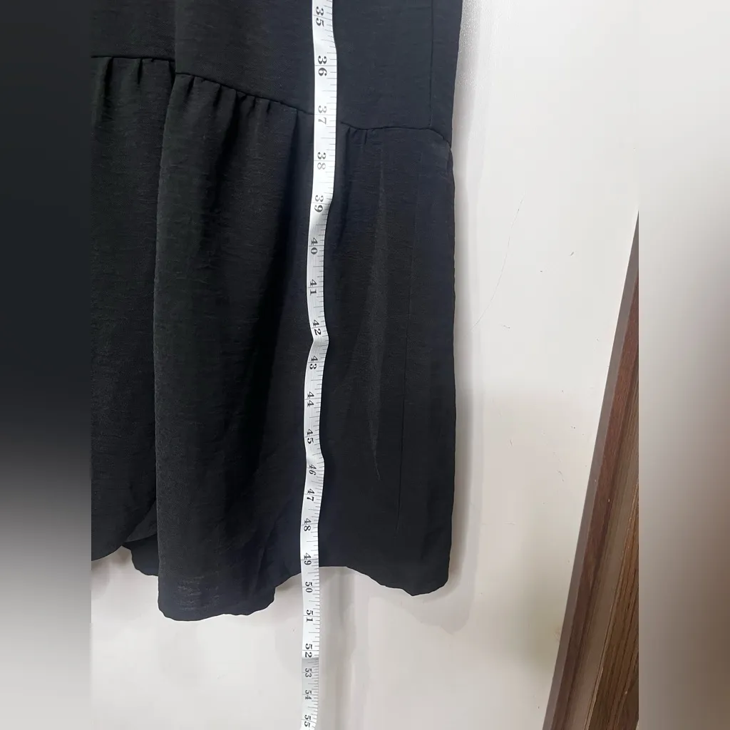 Blu Pepper Black Tiered Midi Dress 1X - Image 8