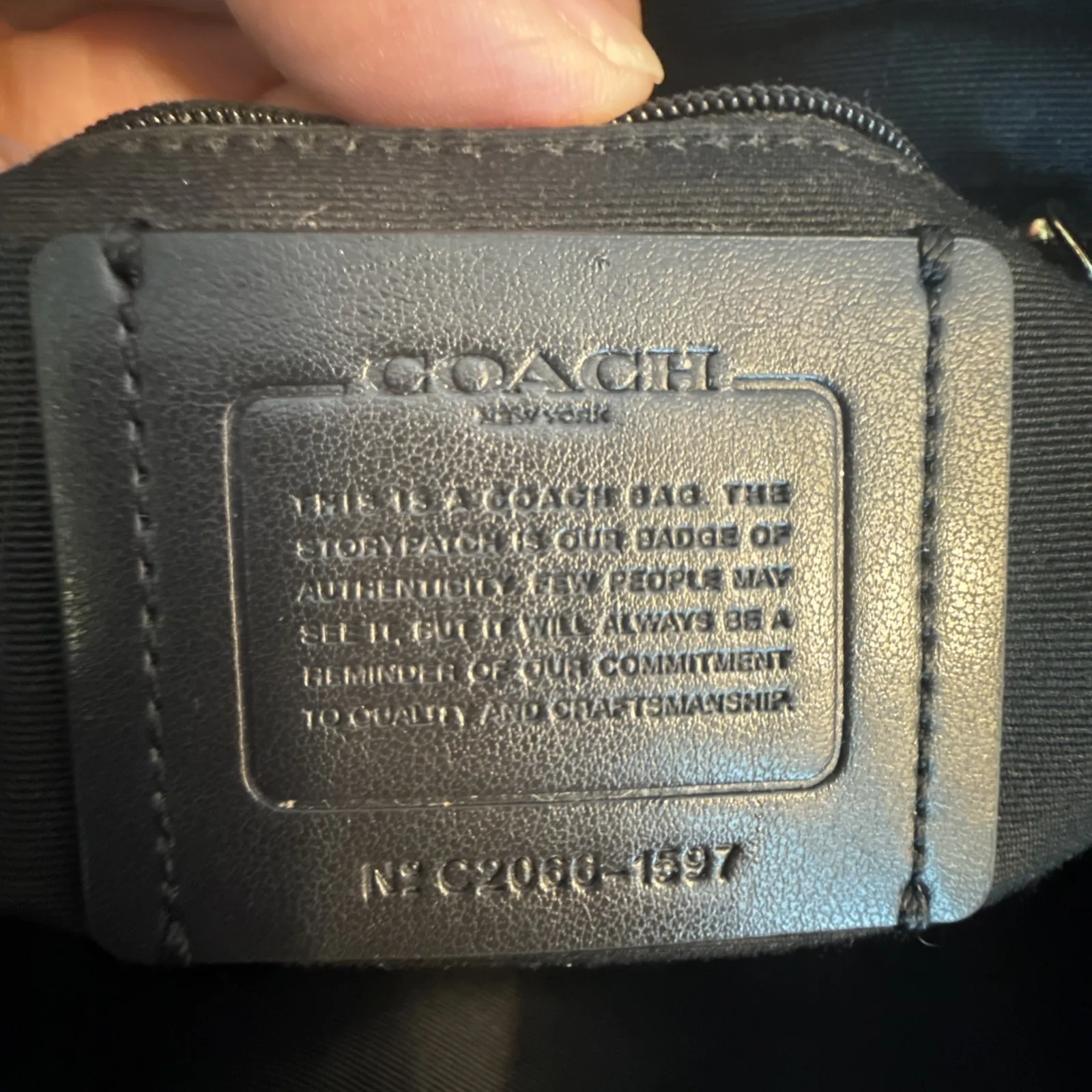 COACH MARLON Small Black Hobo Shoulder Bag-READ - Image 16