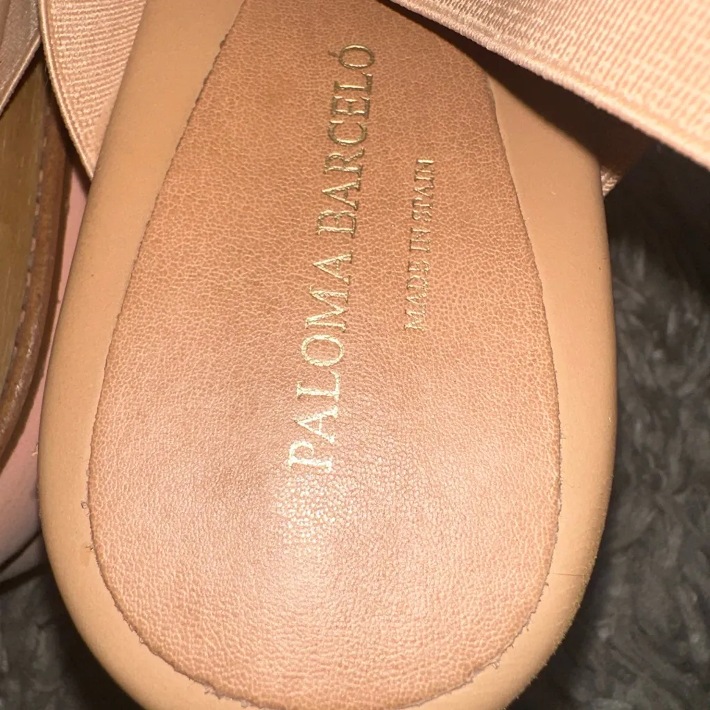Paloma Barcelo Strappy Stretch Platform Sandals EUC Size 40‎ EU (US 9 - Image 5