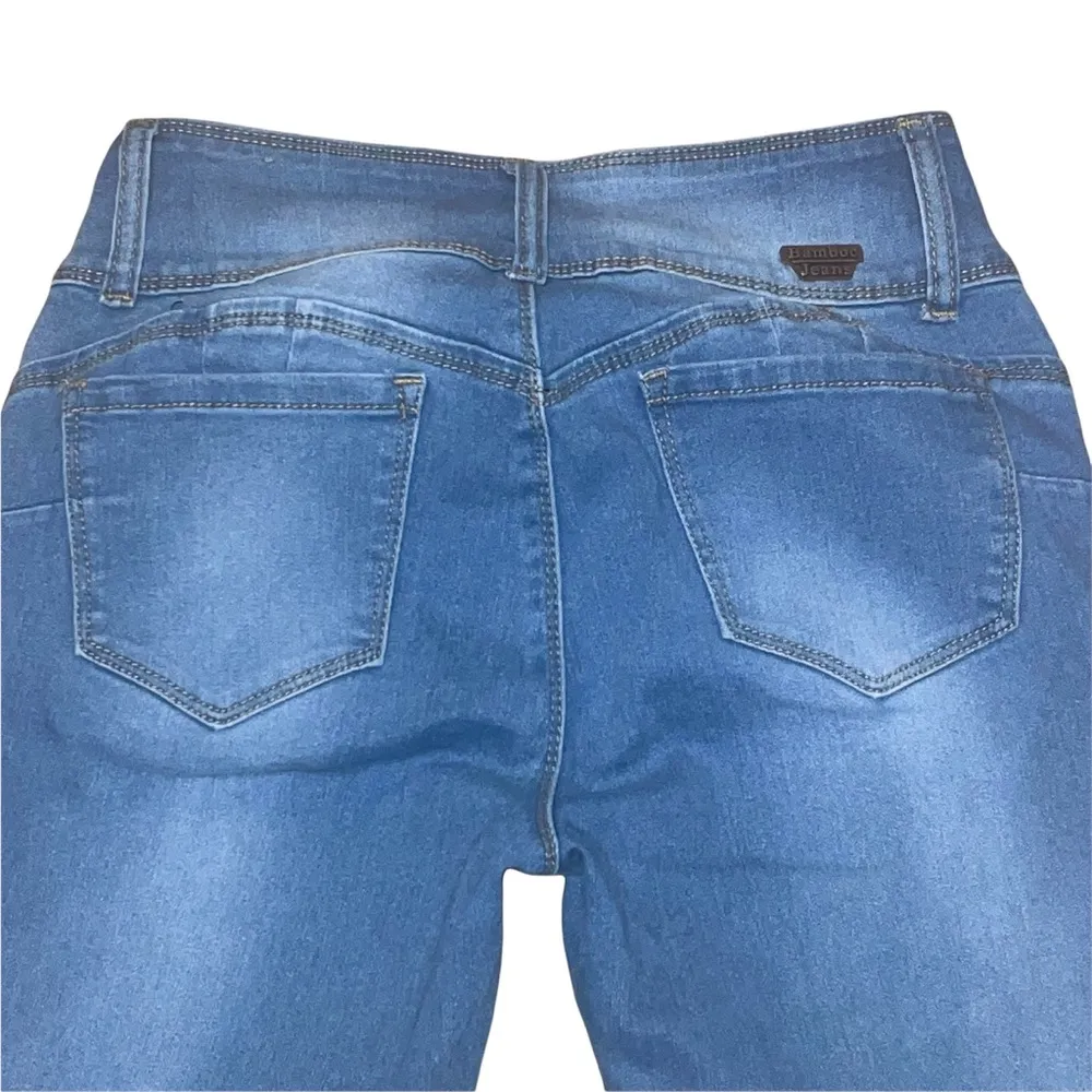 Bamboo  medium stone wash jeggings - Image 4