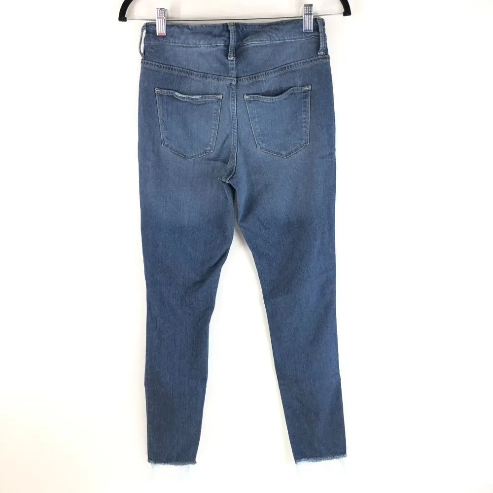 Universal Thread Womens Jeans High Rise Skinny Dark Wash Distressed Size 2/26R - Image 2