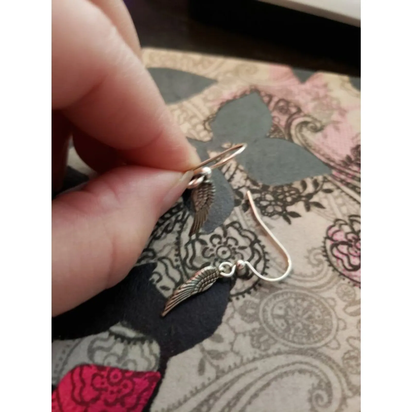 Handmade Angel Wing Earrings - Brand New - Image 3