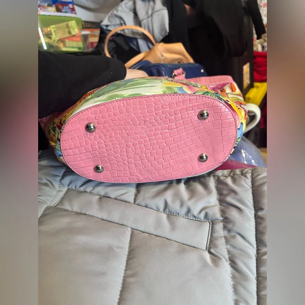 Talbots  Pink Handle Cityscape Tote Bag - Image 2